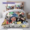 Name Custom Lana Del Rey Pattern Bedding Set Quilt Cover Pillowcase Home Decor Gift (1 * duvet cover + 2 * pillowcase, without core)