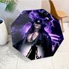 Moonlit Graveyard Undertaker Automatic Folding Umbrella - 8-Rib Travel Umbrella with Auto Open/Close & Portable, Gift for Christmas, Birthdays