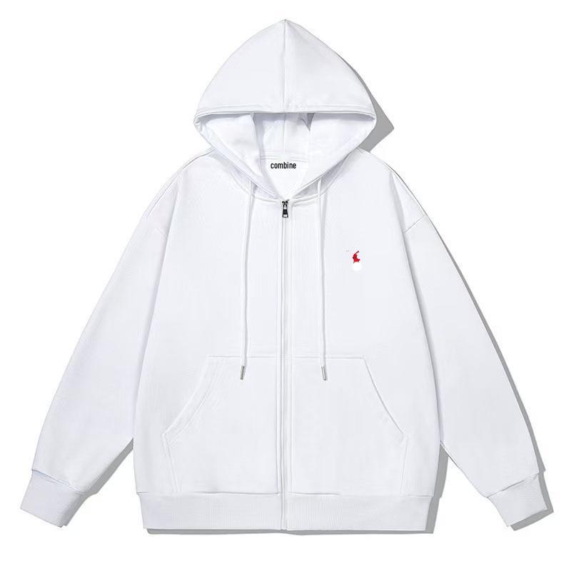 Мужской комплект: Худи на молнии и штаны с вышивкой маленькой лошади RL, весенне-осенний повседневный стиль, 2025