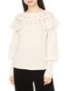 Selford Fringe Knit Pullover CWNT214089 OWHT F Women's