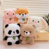 Pig Little Rabbit Plush Toy Corgi Plush Rabbit Doll Desktop Decoration Panda Plush Doll  Boys Girls