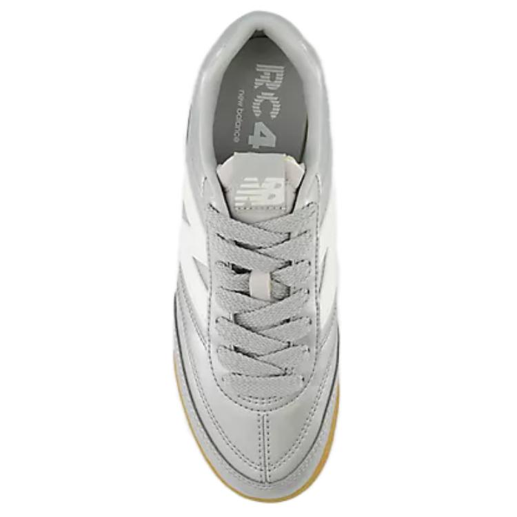 New Balance NB RC42 Амортизация, Износостойкие Низкие Повседневные Кроссовки Унисекс Серебристо-Белые Кроссовки URC42CA