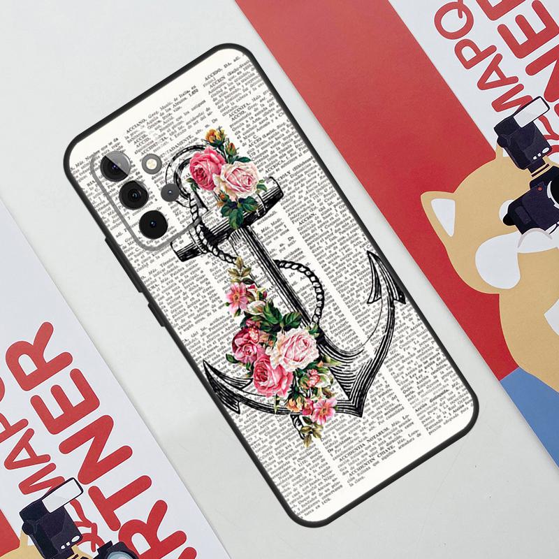 Чехол Anchor Sea Beach для Samsung Galaxy A36 A35 A55 A06 A16 A26 A56 A53 A32 A52 A33 A13 A14 A34 A54 A17 A15