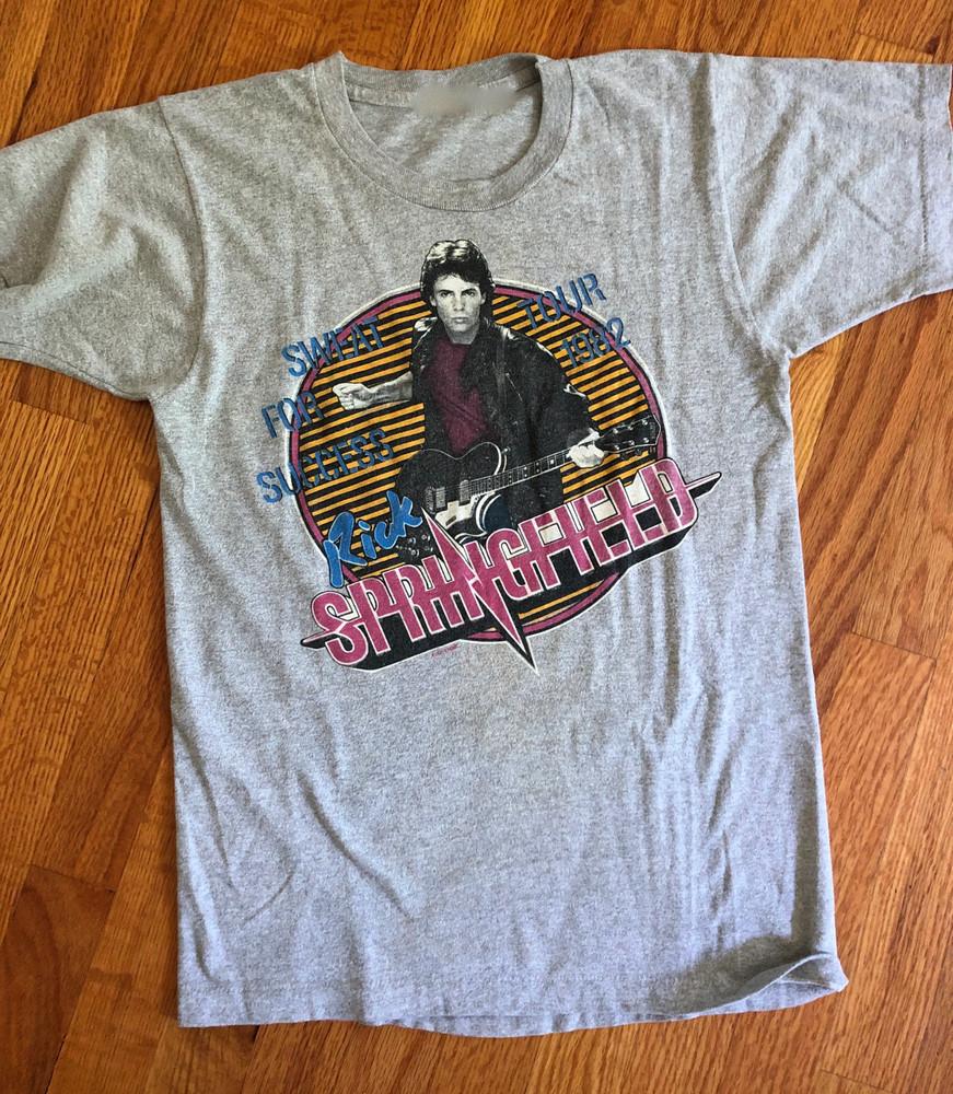 Vintage Rick Springfield Sweat For Success Cotton Sport Grey Unisex Shirt MM509 Unisex T-Shirt