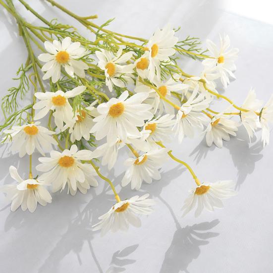 5 Heads Artificial Flower UV Resistant Silk Colorful Fake Flower Decor Handcraft