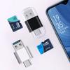 USB 2.0 Type C Картридер SD TF MicroSD Картридер Type C OTG Адаптер Для Huawei Xiaomi Android Телефона ПК