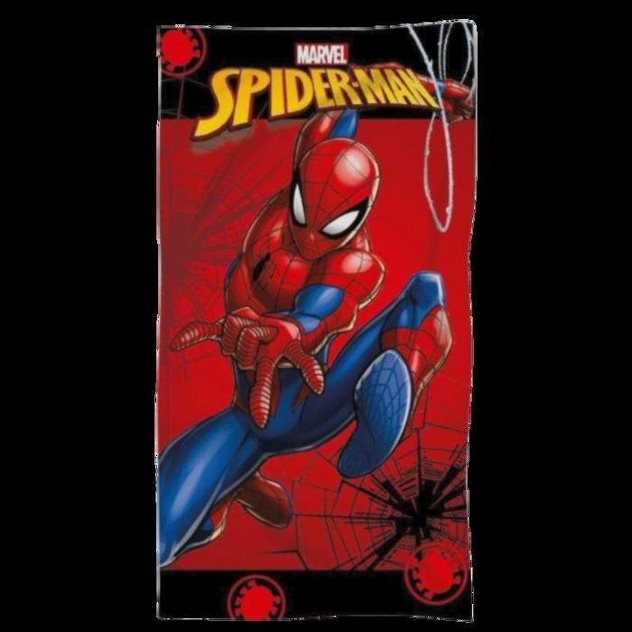 Drap de plage - ARLIS - Spiderman - Rouge - 70x140 cm - 100% Microfibre