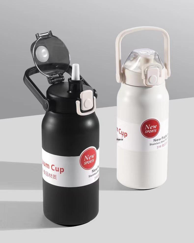 316 Food Grade Insulated Water Bottle, Large Capacity, Portable Sports Kettle for Men & Women, Outdoor Use, Custom Logo Option