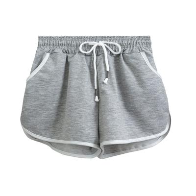 Спортивные шорты RAKUKOU из смесового хлопка с карманами для лета, повседневные, идеально подходят для йоги и бега, размер женской одежды, мягкие, дышащие, эластичные,