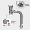 SIOYIE Laundry Cabinet Drain Pipe