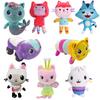 Новейший 8 Stlyes Gabby Dollhouse Мягкая игрушка Mercat Мультяшные мягкие игрушки Русалка Кошка Мягкая кукла Дети День рождения Рождественские подарки