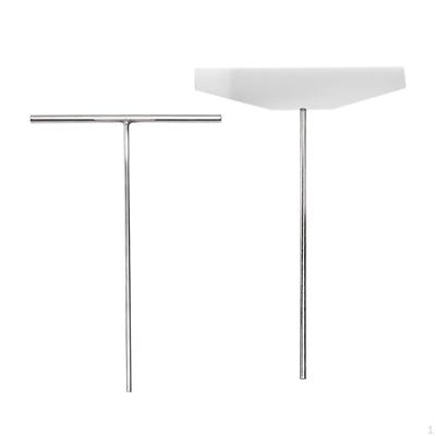 Набор для распределения и переворачивания крепов Распределитель теста Портативный из нержавеющей стали Т-образной формы для палатки