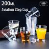 200 мл Утолщенные Одноразовые Стаканы из Твердого Пластика (60 шт.)