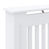 Wood Based Radiator Cover White 78 cm