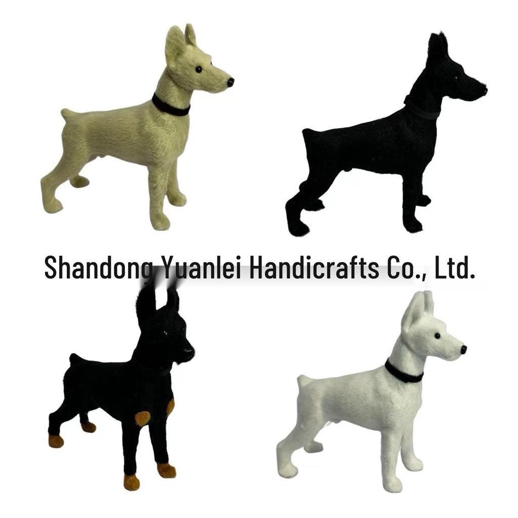 Игрушка такса: Маленькая модель животного, украшение