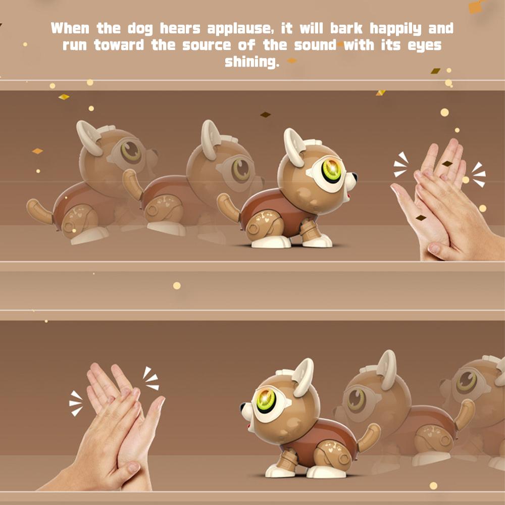 Интерактивная прогулочная игрушка для щенков, умное голосовое управление, электронный робот-робот, игрушки для собак для мальчиков и девочек