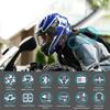 EuroFone S2 PLUS Motorcycle Bluetooth Simultaneous Calling While 1500m Communication IP67 Waterproof and Music 40mm Helmet Automatic CVC Noise HIFI