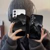 Черная гора Дизайн INS Чехол для телефона Для Samsung S25,24,21,22,23,20,S30,Ultra,Plus,Fe,Lite,Note,5G Черный Мягкий