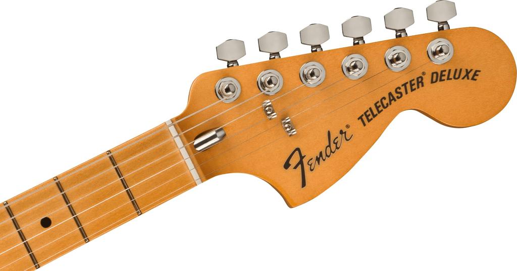 Fender Fender Mexican electric guitar II Deluxe с кленовым грифом цвета Vintage White, в комплекте мягкий чехол Vintera® '70s Telecaster® Tremolo, гриф,
