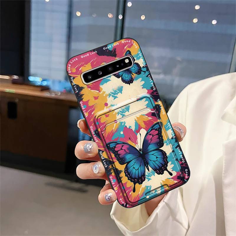 Противоударный силиконовый чехол для телефона Samsung Galaxy S10 5G/SM-G977N Мягкий чехол Обложка Милый Противоударный Слот для карт Задняя крышка