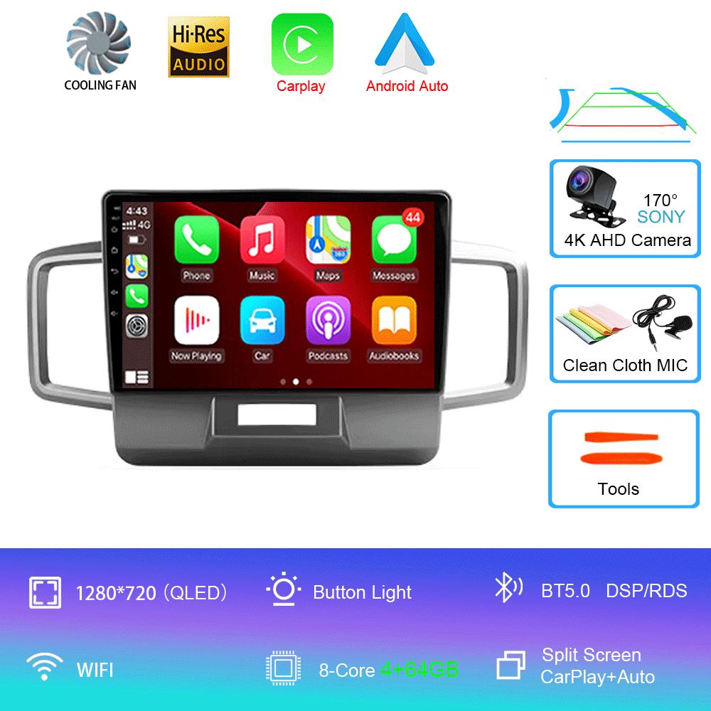 Автомобильное радио Android 13 CarPlay для Honda Freed 1 Spike 2008-2016 Мультимедийный видеоплеер 2din Навигация Стерео Головное Устройство Auto DSP