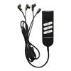 Universal 6 Button Motorized Lift Remote Ergonomic Design Simple Height Adjustment Lift Controllers for Multiple Recliners