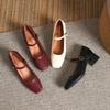 Мода Новые Французские Низкий Каблук Квадратный Носок Туфли-Лодочки Женские Мягкая Подошва Плоские Туфли Дизайн Маленькая Мода Весна и Лето