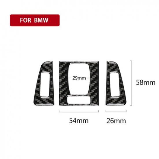 Front Air Vent Panel Sticker Cover Trim Carbon Fiber For BMW 3 Series F30 F40