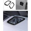 For Changan UNIV UNI-V  + Car Styling Window Control Panel Air Vent Outlet Gear Cover Trim Stainless Steel Black Interior