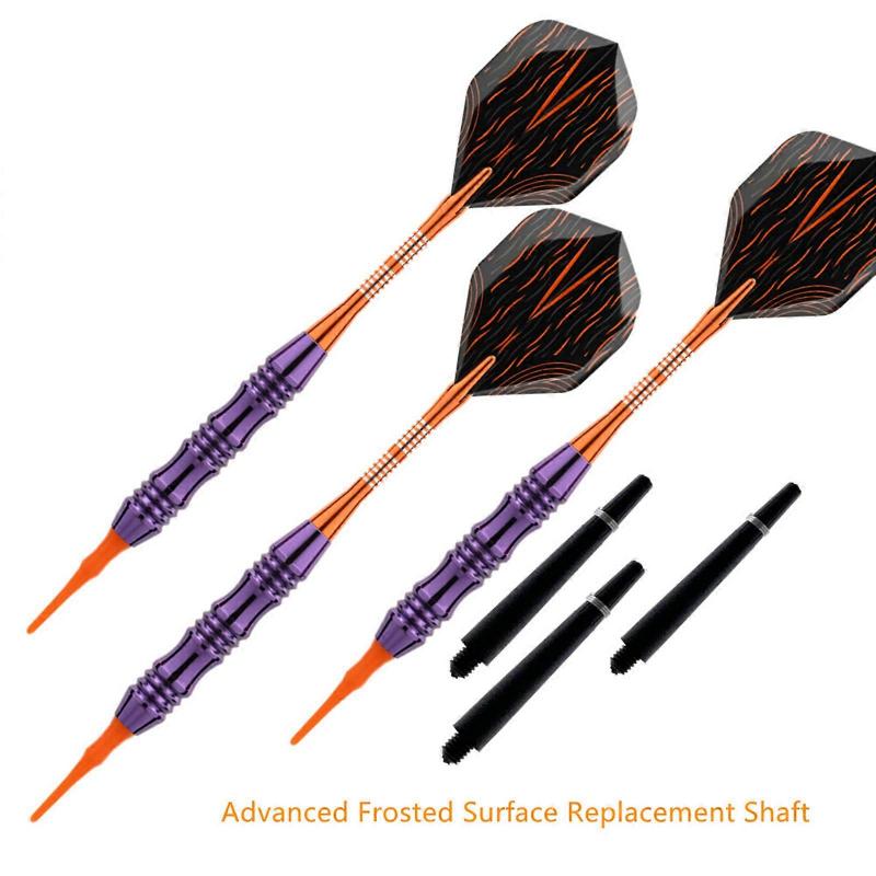 1Set Professional Soft Tip Darts Set 20g Soft Electronic Darts Needle Set with Carrying Case for Indoor Dartboard Game
