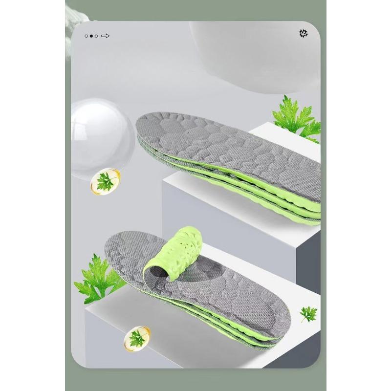 Ультракомфортные и дышащие стельки - 1 пара, мягкая пена, подходят для спортивной обуви и повседневной одежды.