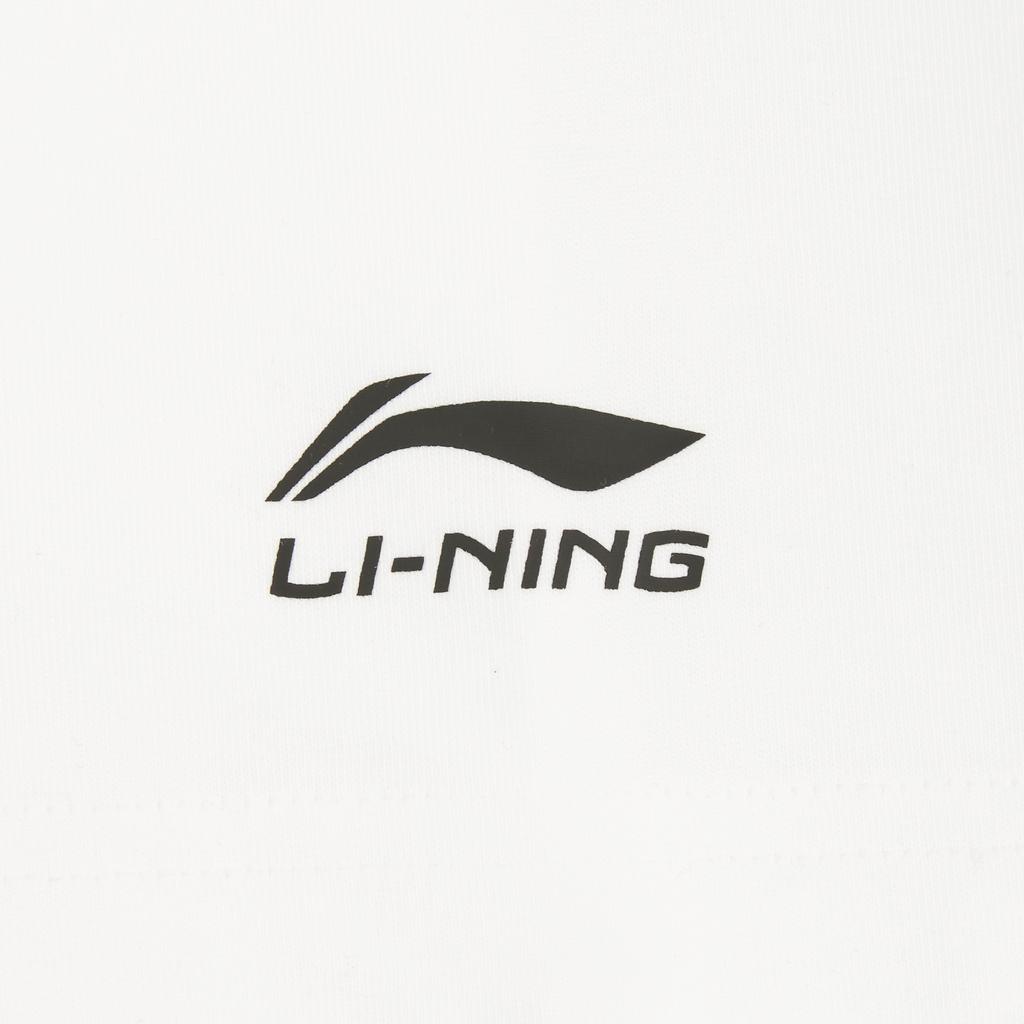 Li-Ning Свободная круглая шея Парная повседневная футболка Унисекс топы ATSW301-2