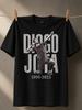Diego Jota 19962025 Monochrome Athlete Pose Over Giant Gray Name Text Memorial Inspired Sports Unisex All T-Shirt