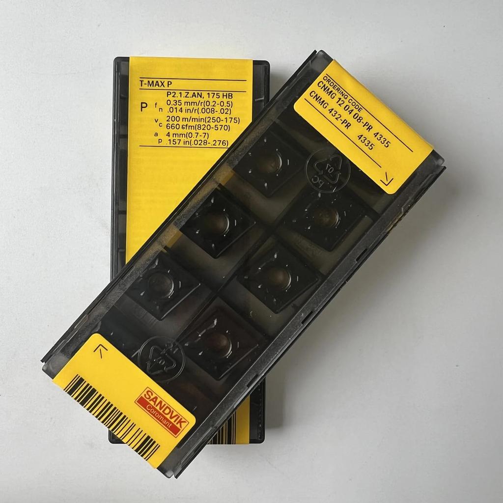 Оригинальный Sandvik / CNMG120408-PR 4335 / Инструмент с твердосплавной пластиной для токарного станка с ЧПУ 10 шт.