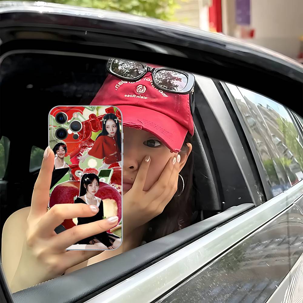 Популярная K-pop группа L-Loona Y-Yves Для iPhone 11 12 13 14 15 16 17 Pro Max Plus Air Прозрачный Clear Ударопрочный Чехол