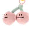 1Pc Cute Plush Cherry Keychains Funny Expression Car Keys Keychains Korean Style
