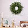 Yousheng 6ft Christmas Norfolk Pine Garland Real Touch Artificial Faux Greenery Pine Garland for Holiday Table Mantle Wall Indoor Outdoor Decor