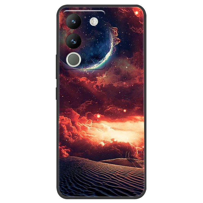 Чехол для VIVO V29E V2317 Защитный чехол для камеры Для телефона VIVO Y200 5G Мягкий силиконовый TPU Задняя крышка V2307 Ударопрочный Fundas