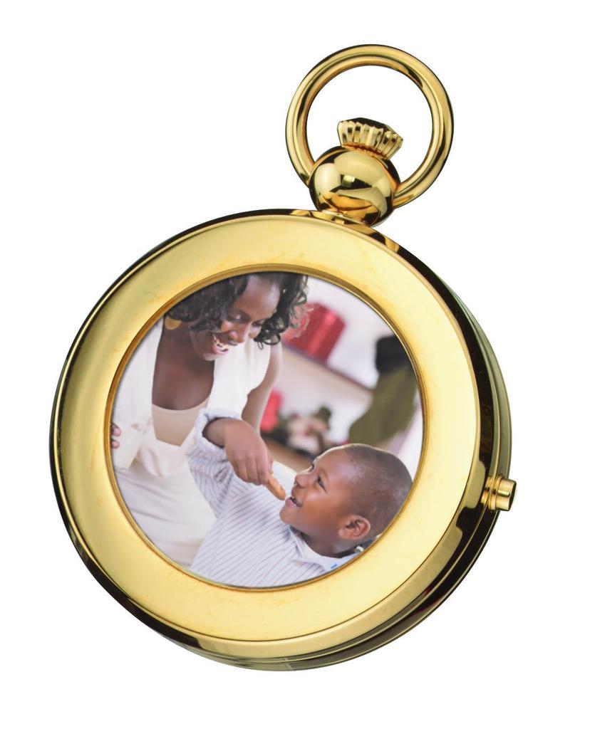 Charles Hubert, Paris Мужские карманные часы, Механические с ручным заводом с фоторамкой, 3848