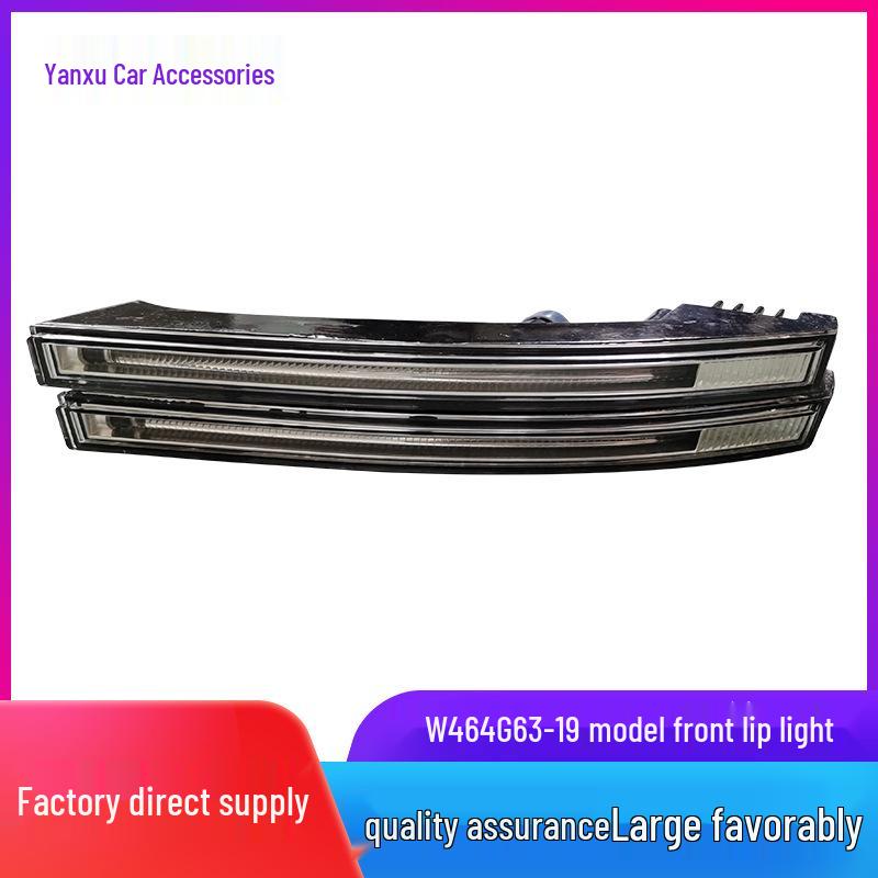 Накладка на передний бампер Mercedes-Benz W464 со светодиодными дневными ходовыми огнями для G500/G550/G63/G65.