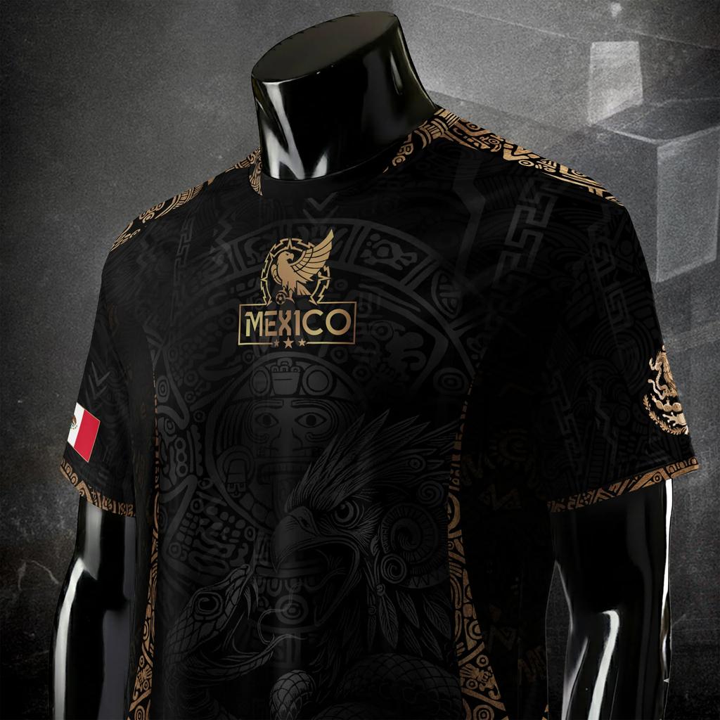 Men's Casual Short Sleeve T-Shirt Mexico Letter Print Crew Neck Lightweight Breathable Fabric Summer Top