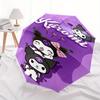 Kuromi,Cute Automatic Umbrella-Foldable, Durable 8-Bone Design, Compact and Stylish, Great for Camping, Halloween, Christmas, Mother's Day T