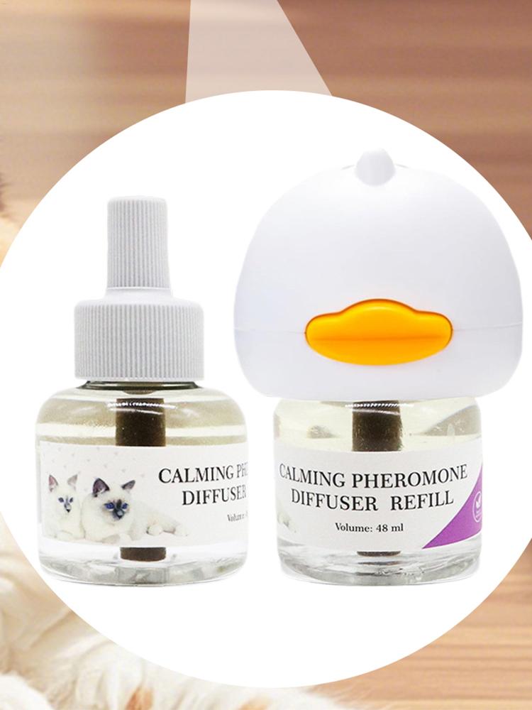 Диффузор с феромонами для домашних животных для успокоения кошек Успокаивающий диффузор с феромонами для спокойного расслабляющего дома В помещении Помощь для успокоения кошек Товары ЕС/Великобритания