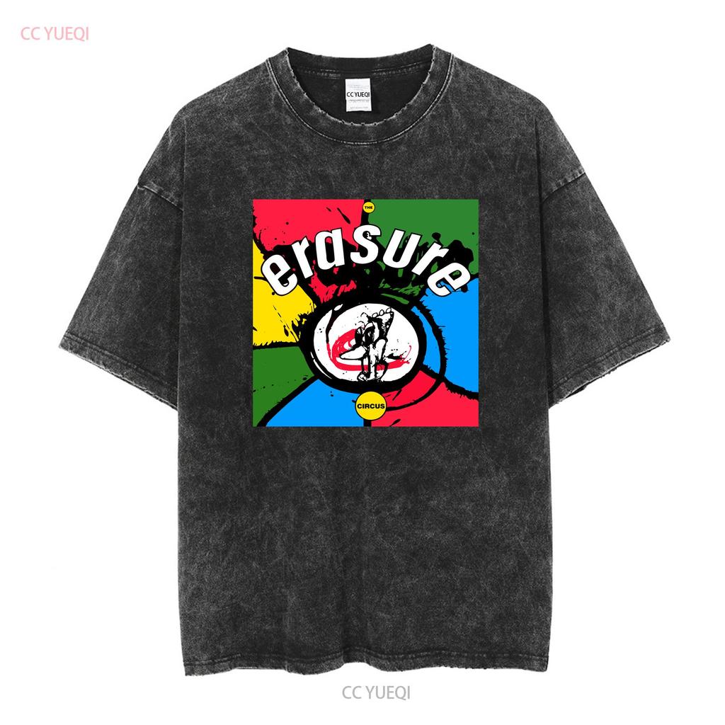 Erasure the circus Active T Shirt Logo Funny Size S to 5XL vintage Washed Casual Unisex Stretched Soft graphic designer clothes