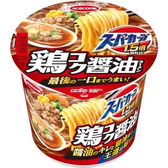 Acecook Super Cup 1.5 Times Soy Sauce Ramen 109g12 pieces FoodBeveragesAlcohol