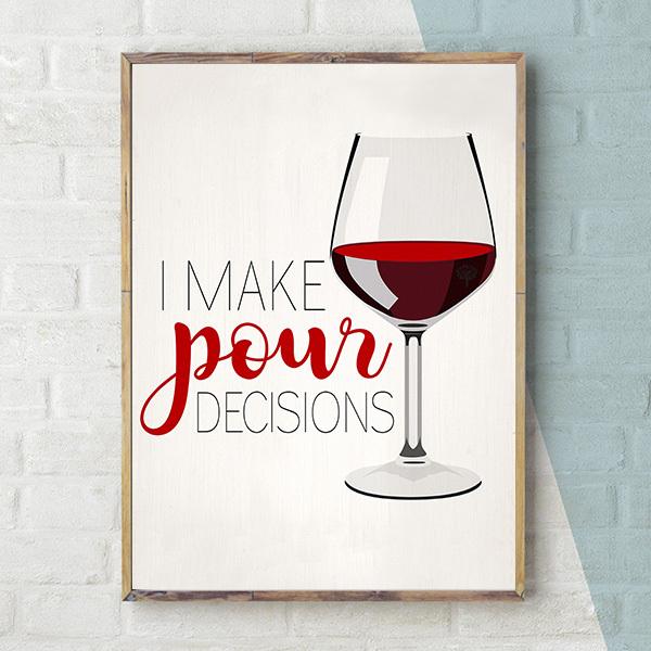 Nordic Decoration Home Dining Room Decor Minimalist Red Wine Beer Paintings On The Wall Posters and Peints No Frame