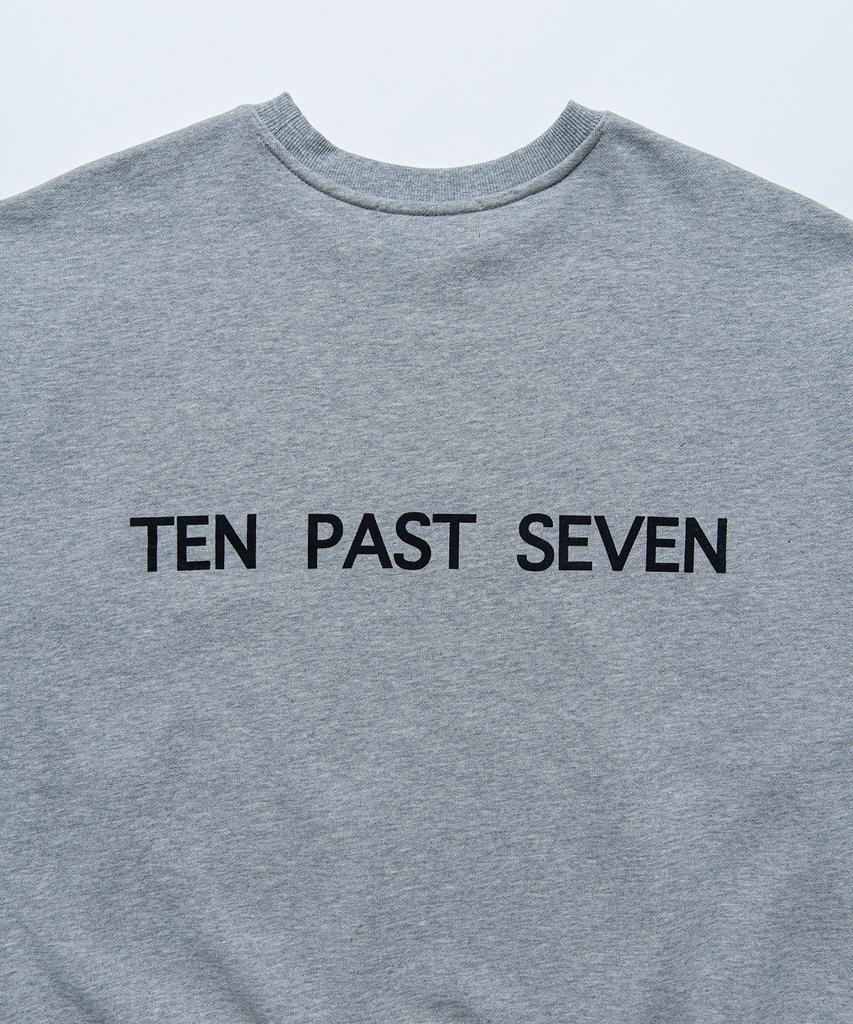 TEN PAST SEVEN Oversized Sweatshirt - Grey
