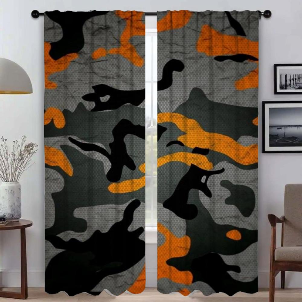 Окрашенный дизайн оконных занавесок для комнаты 2 панели современные шторы для гостиной 2 шт. перегородки шторы для домашнего интерьера