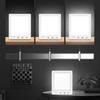 Light therapy lamp with stepless color temperature adjustment and timer, desktop night light