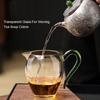BORREY 300ML Glass Teapot Fair Cup Cha Hai Heat-resisting Glass Teacup Mug With Handle Gongdao Cup Tea Ceremony Cup Puer Kettle